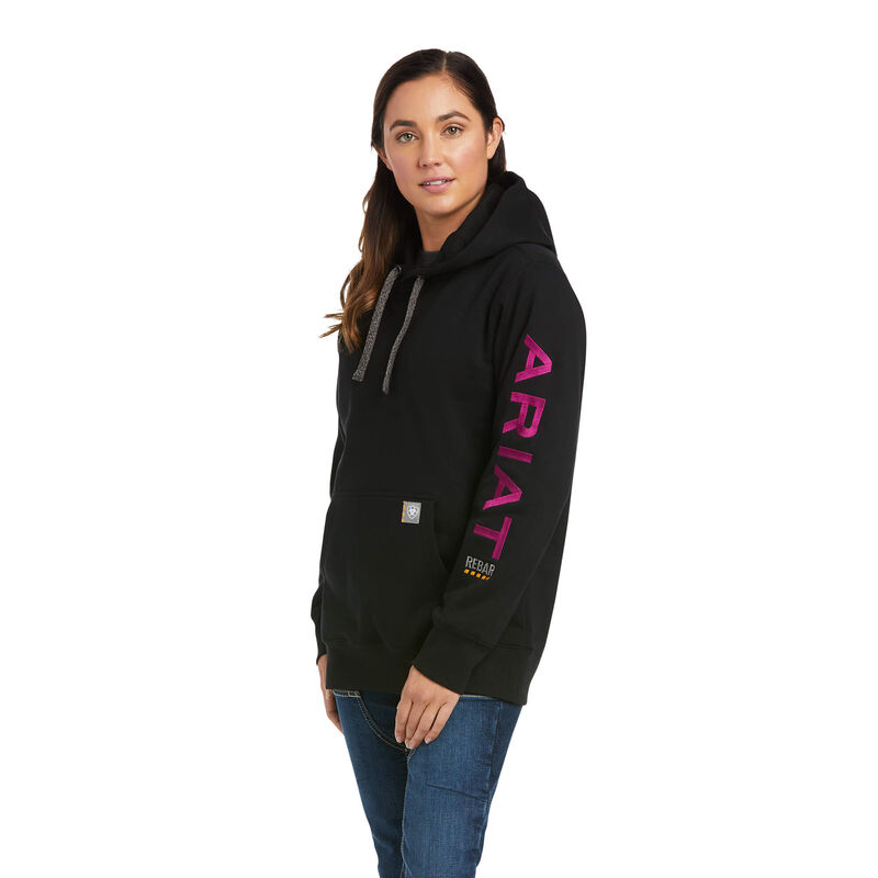 Ariat Hoodie Damen - Rebar Graphic Schwarz ( HBGQJ-3519 )